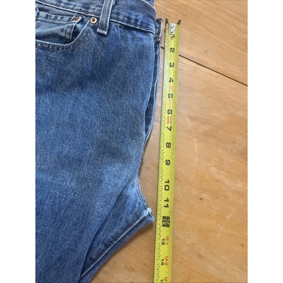 Levis 501 Jeans Mens 35x34 Blue Light Wash Work Wear Straight Leg Cotton Denim - Picture 6 of 9